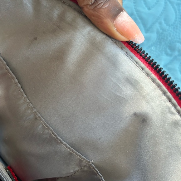 Anne Klein Vibrant Red Satchel - Picture 8 of 13